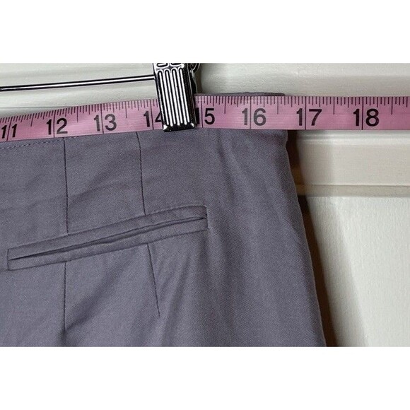 Talbots Pencil Skirt Size 14 Cotton & Silk Blend Career Casual Lavender Lined - Picture 7 of 9